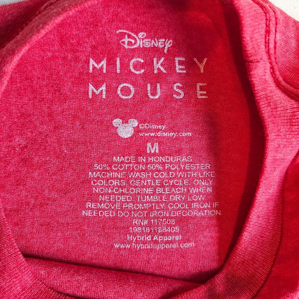 NWT Disney Mickey Mouse Patriotic Red White and Blue T-Shirt sz M - Picture 6 of 6